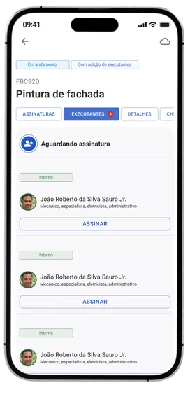 App de permissao de trabalho GAP em modo offline