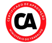 Sello del Certificado de Aprobación (CA) del Ministerio de Trabajo de Brasil, que autoriza los EPP.