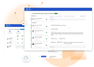 Imagem do sistema ao emitir uma Permissão de Trabalho Digital